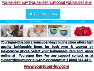 Yoursuper-buy.com - 4 South Orange Ave. # 253 South Orange, NJ 07079