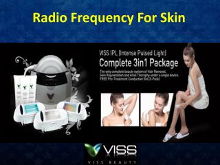 Radio Frequency For Skin
