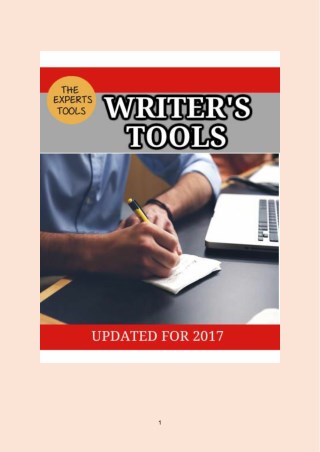 Writer's Tools