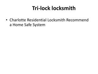 Charlotte Commercial Locksmith