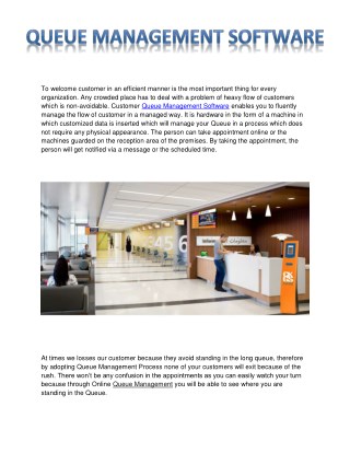 Queue Management Software