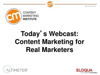 Content Marketing for Real Marketers