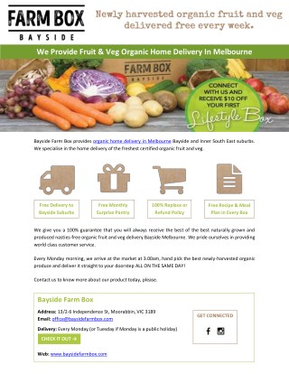 organic fruit and vegetable delivery