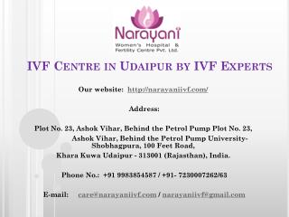 IVF Centre in Udaipur by IVF Experts