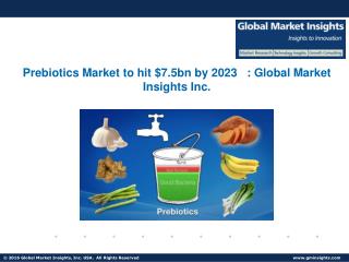 Analysis of Prebiotics market applications and companies’ active in the industry