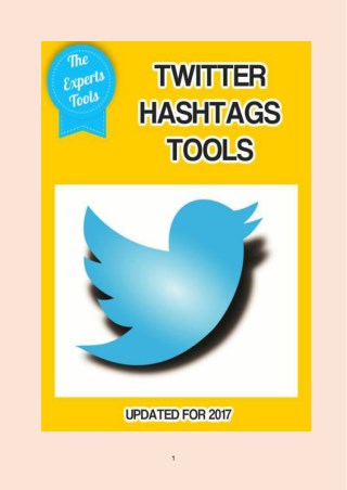 Top Twitter Hashtags Tools