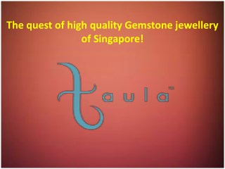 The best Gemstone Singapore ring