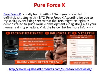 Pure Force X - Reduces exhaustion and stress level