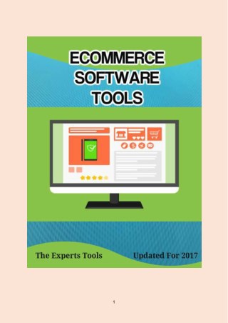 Top 9 Ecommerce Software Tools