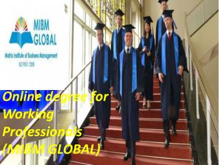 Every one of us online degree for Working Professionals