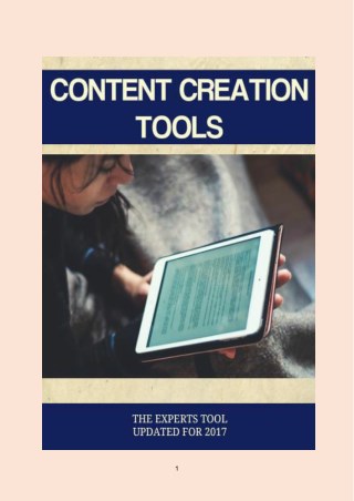 Top Content Creation Tools