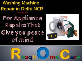 Washing Machine Repair in Delhi NCR