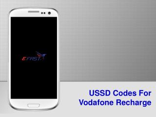 USSD Codes For Vodafone Recharge