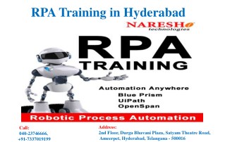 RPA Training in Hyderabad