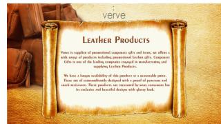Promotional Leather Gifts | Corporate Business Gift