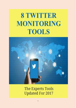 Top 8 Twitter Monitoring Tools
