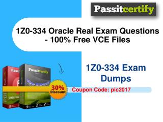 1z0-334 Oracle Cloud computing Exam Dumps