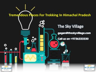 Tremendous Places for Trekking in Himachal Pradesh