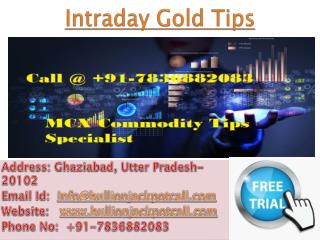 Gold Trading Calls - Mcx Commodity Tips Free Trial with High Profit