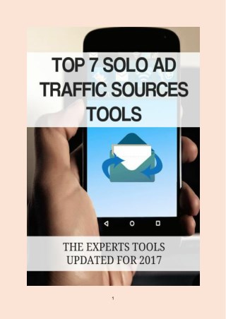Top 7 Solo Ad Traffic Source Tools
