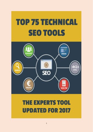 Top 75 Technical SEO Tools