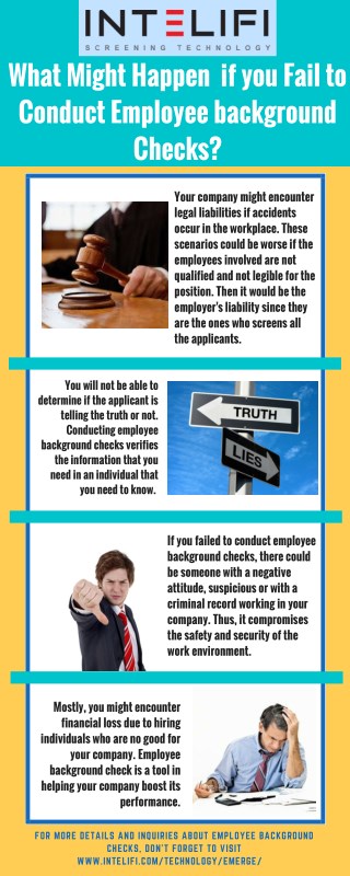 What Might Happen if you Fail to Conduct Employee background Checks?