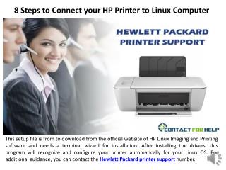 Hewlett Packard printer support