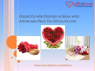 Send Flowers to India via Giftalove
