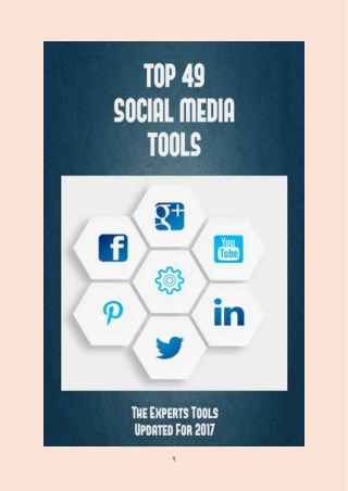 Top 49 Social Media Tools