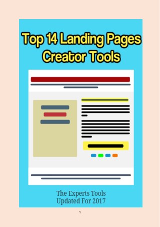 Top 14 Landing Pages creators