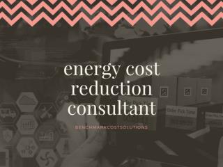 The Strategy of an Energy Cost Reduction Consultant