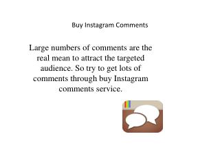 Buy Instagram Comments