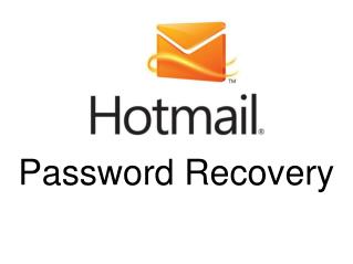 Hotmail Password Recovery