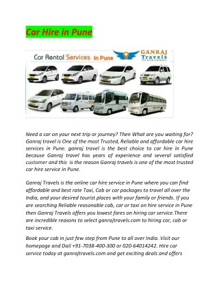 online cab booking service in pune