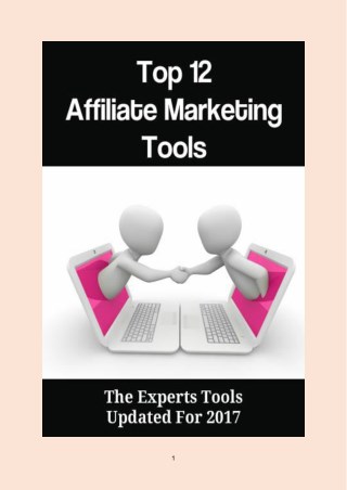 Top 12 Affiliate Marketing Tools