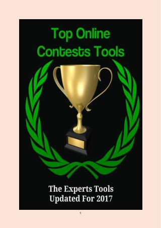 Top Online Contests Tools