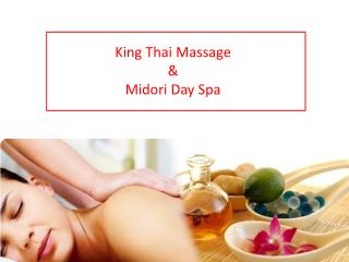 Toronto Day Spa - Rejuvenating Massage Therapies