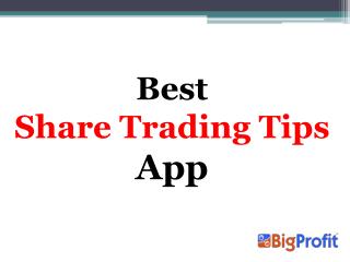 Best Share Trading Tips for Indian Market