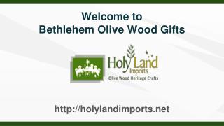 Bethlehem olive Wood Ornaments Gifts