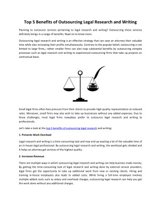 Looking for Outsource Legal Services to India