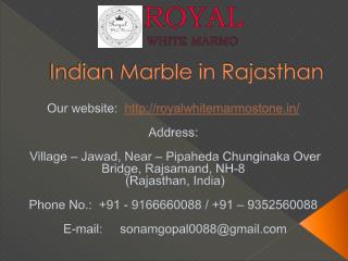 Indian Marble in Rajasthan