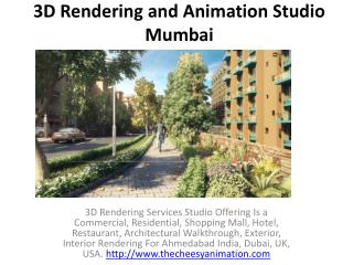 3D Rendering and Animation Studio Mumbai