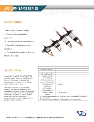 Capsule Slip Ring From JINPAT