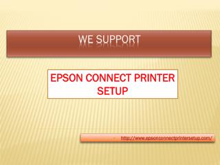 Epson Connect Printer Setup