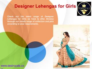 Designer Lehengas for Girls