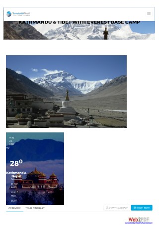 Nepal Tibet Tour