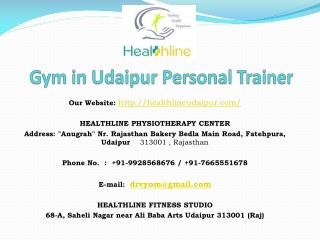 Gym in Udaipur Personal Trainer