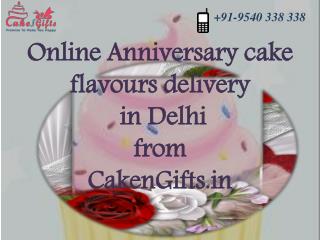 Choose your beautiful online Anniversary cake from CakenGifts.in
