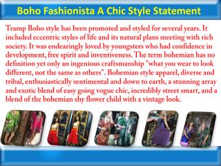 Boho Fashionista A Chic Style Statement