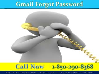 Gmail Password Recovery 1-850-290-8368 for Expert Guidance